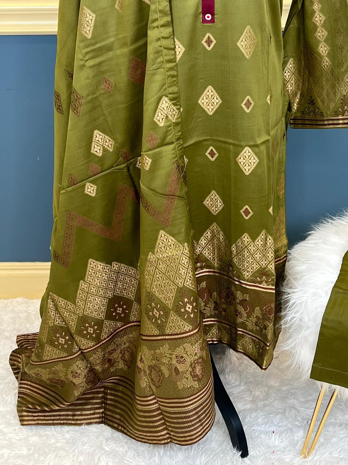 Pakistani Stitched Embroidery Party Wear Dresses Ready To Ship