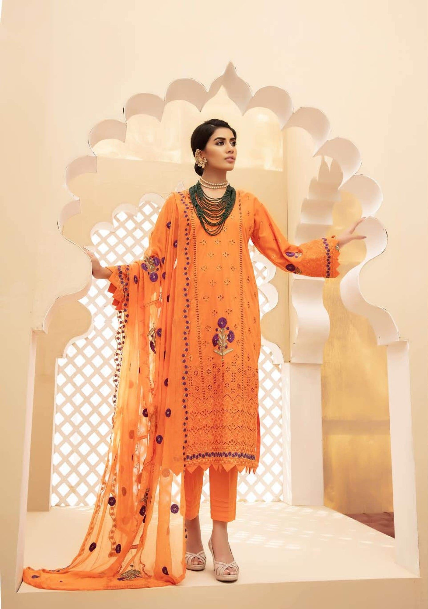 Udaan by Khoobsurat Embroidered Lawn Collection 2021 -100% Original Guaranteed