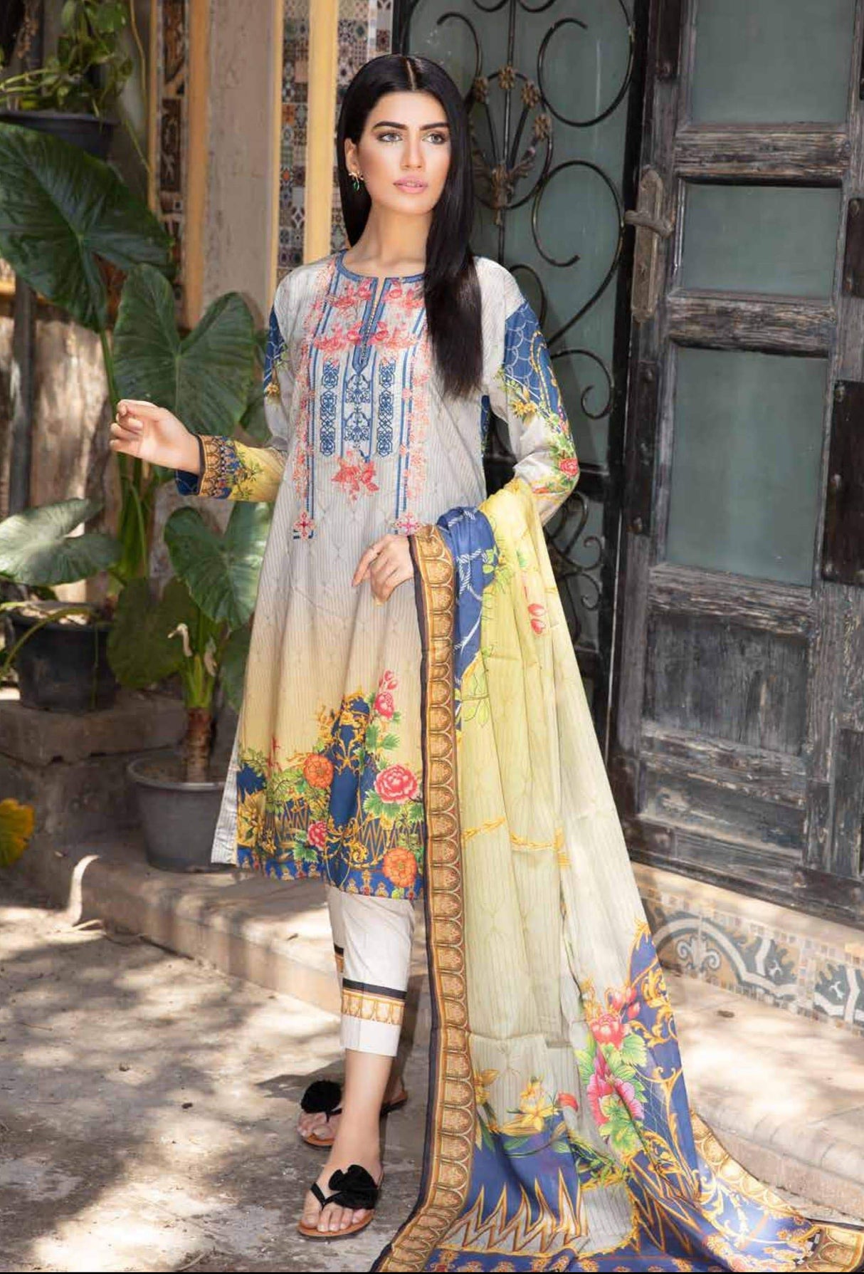 Johra AniQ Lawn Embroidered 2021 Collection -100% Original Guaranteed