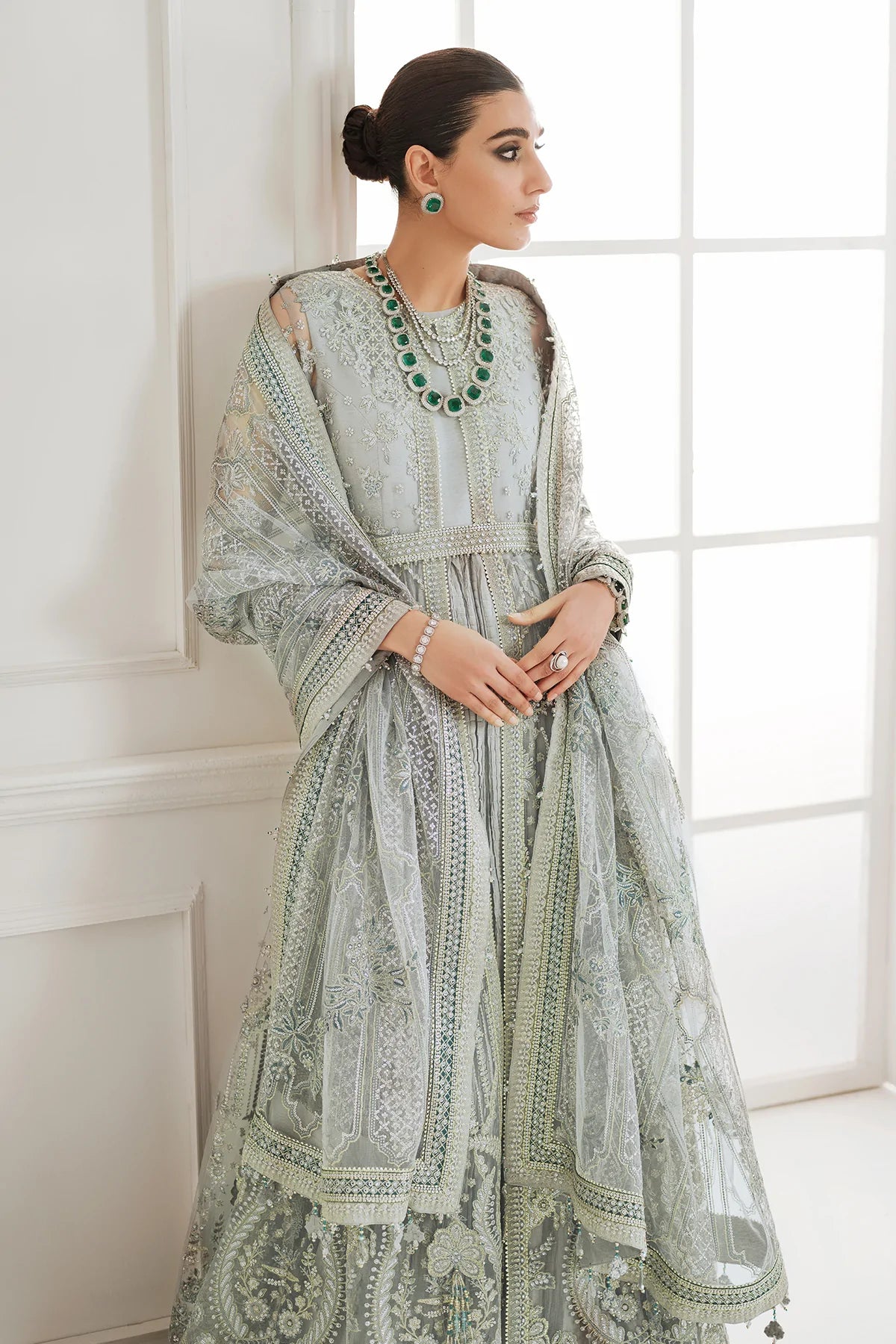 Chantelle - Embroidered Chiffon By Baroque Luxury Collection 100% Original