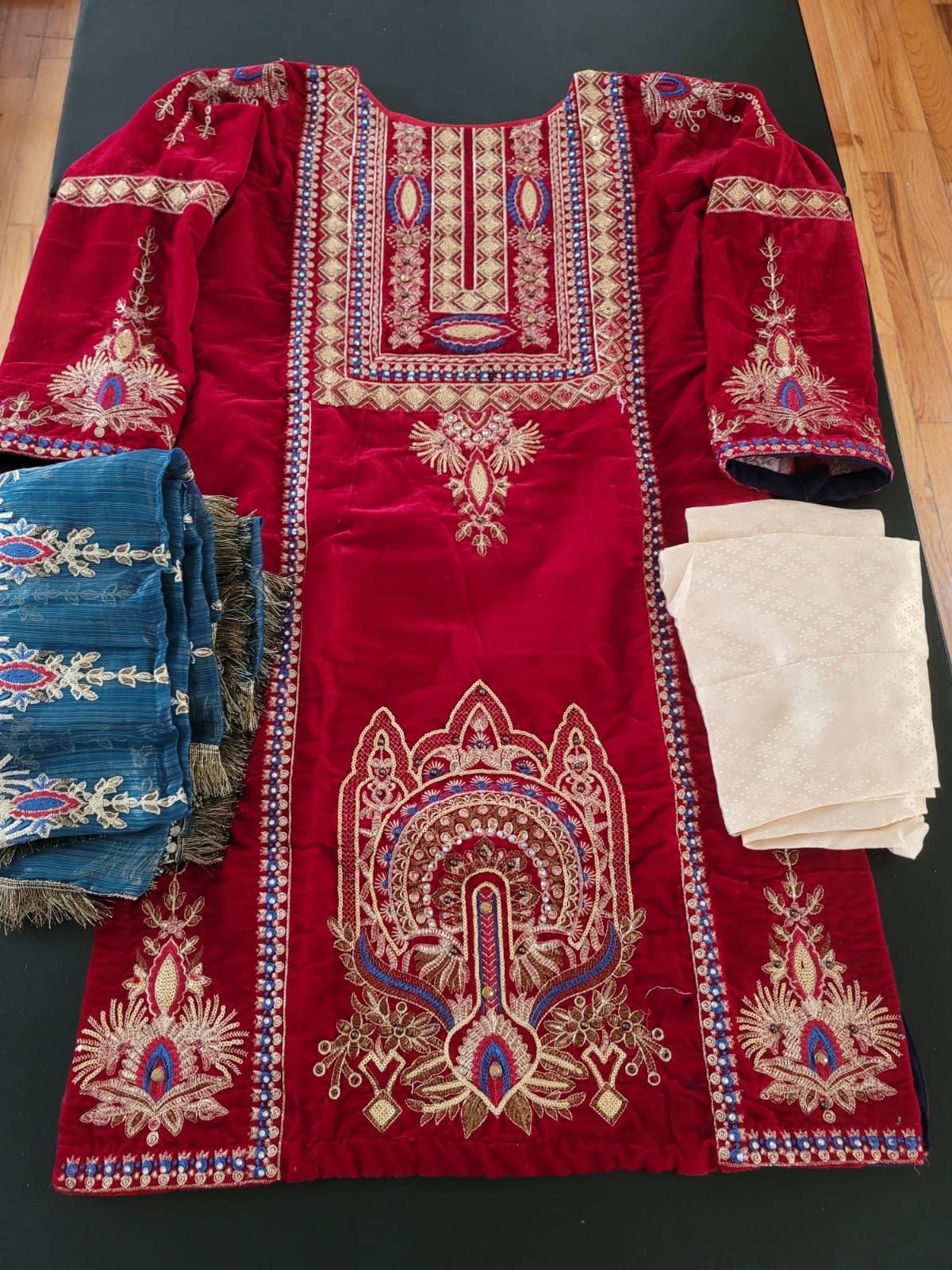 Pakistani Stitched Embroidery Party Wear Dresses Ready To Ship