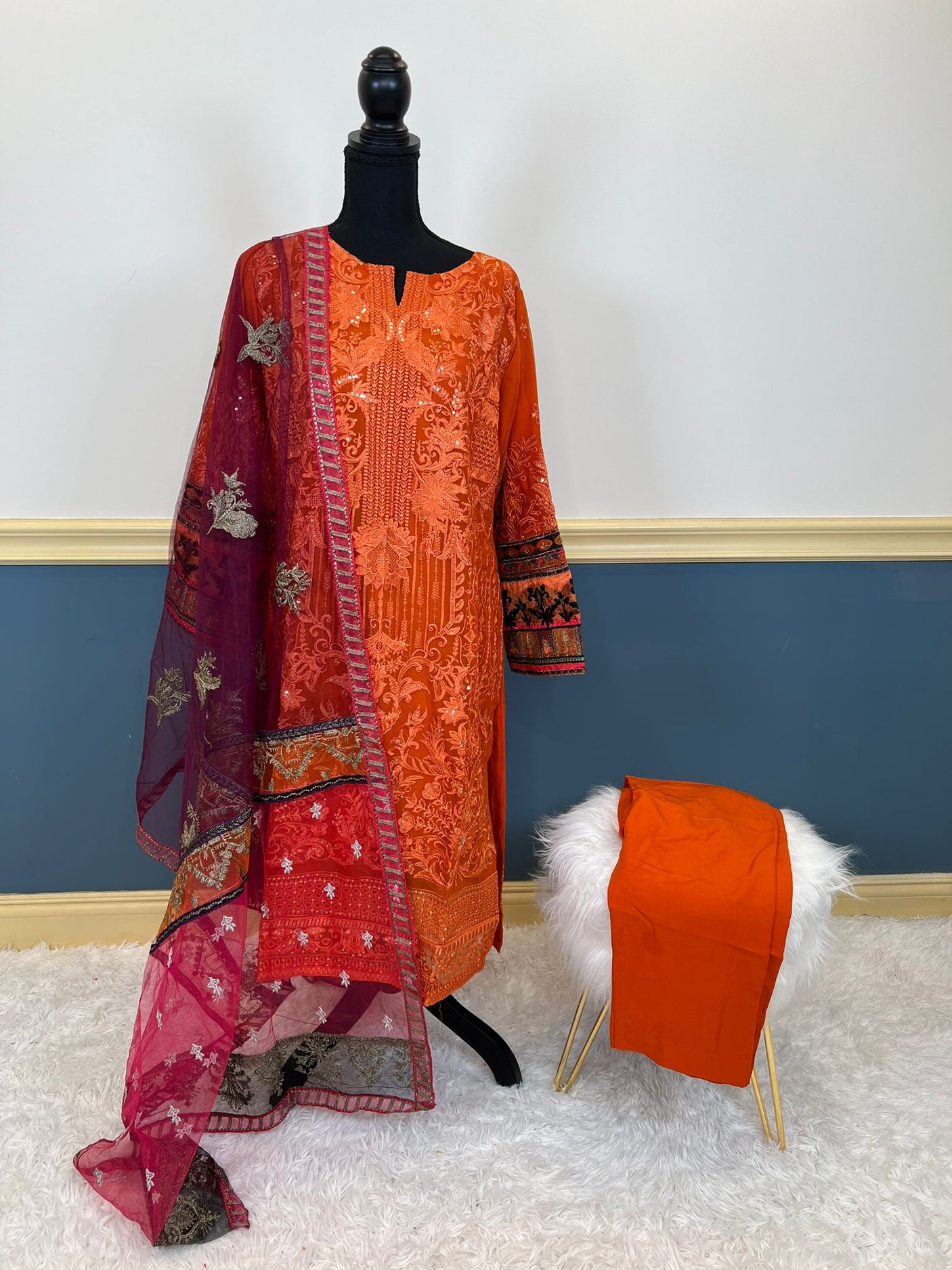 Pakistani Embroidered Party wear Ready To Ship