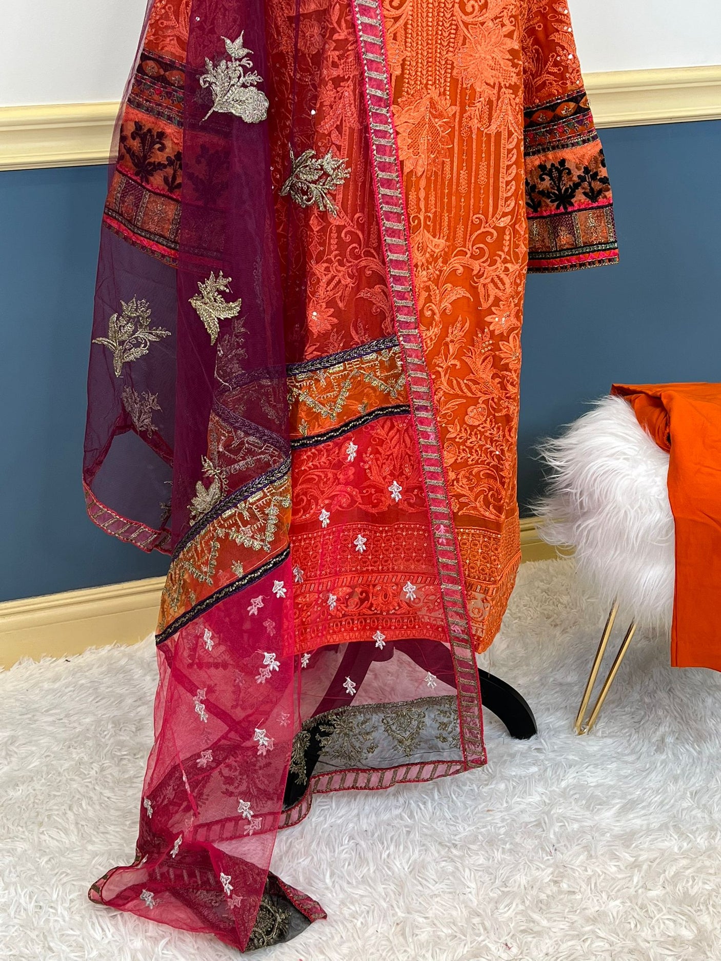 Pakistani Embroidered Party wear Ready To Ship