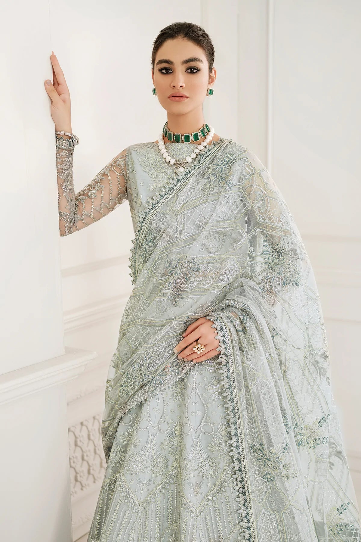 Chantelle - Embroidered Chiffon By Baroque Luxury Collection 100% Original