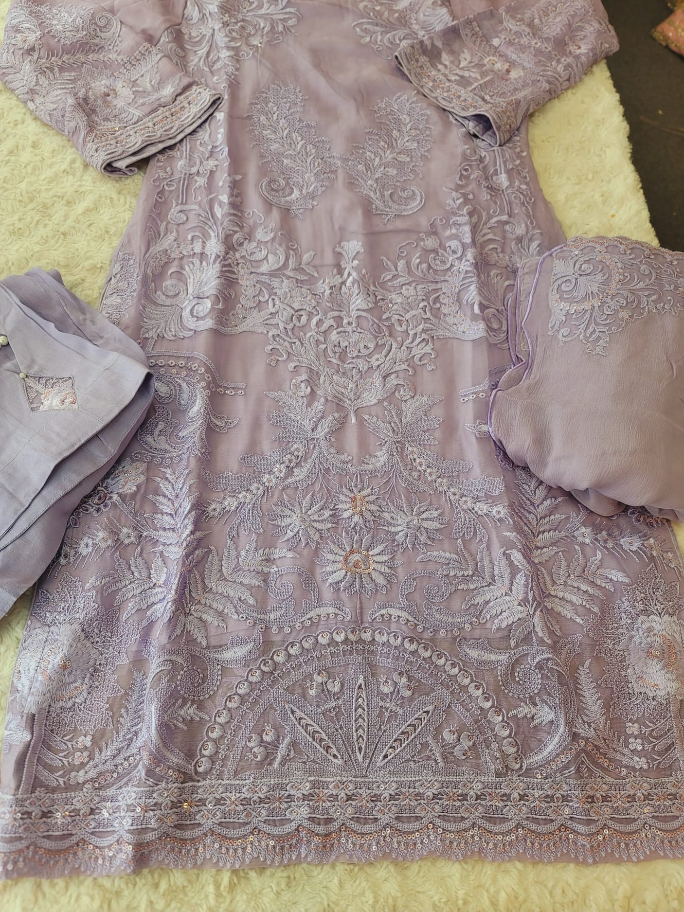 Pakistani Stitched Embroidery Party Wear Dresses Ready To Ship