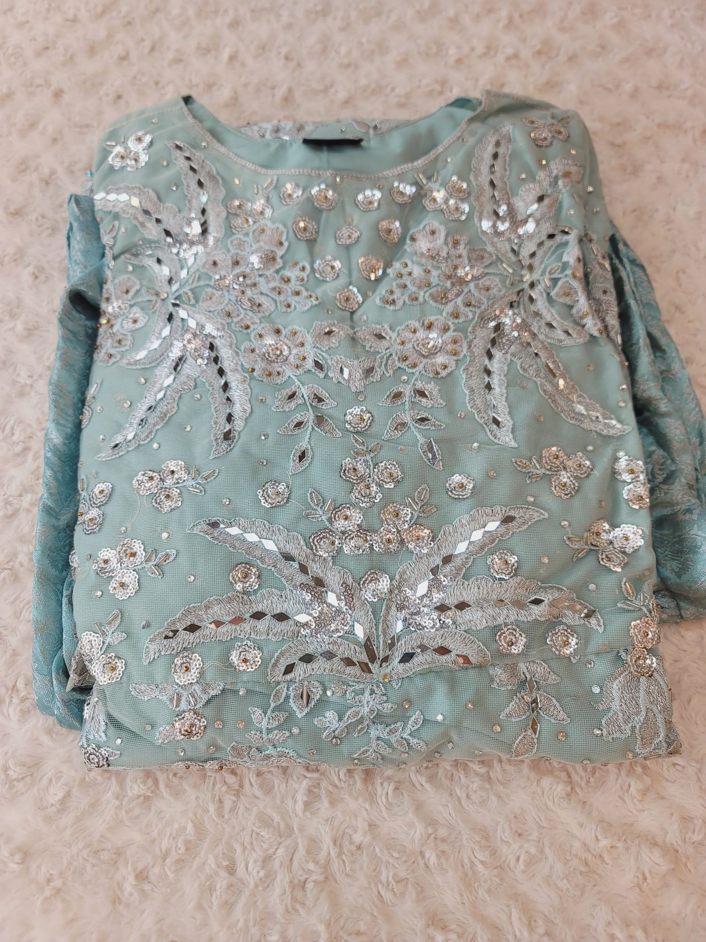 Pakistani Stitched Embroidery Party Wear Dresses Ready To Ship