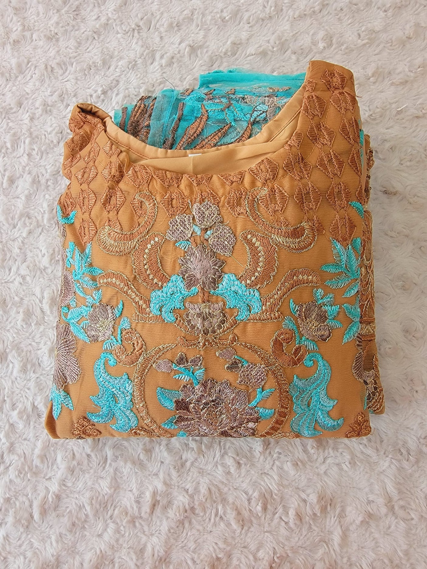 Pakistani Stitched Embroidery Party Wear Dresses Ready To Ship