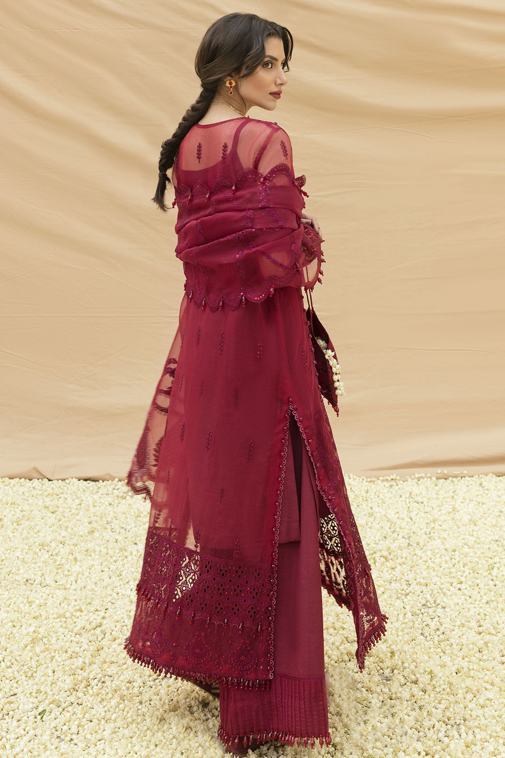 Dhoop Kinara By Afrozeh Embroidered Chiffon Collection