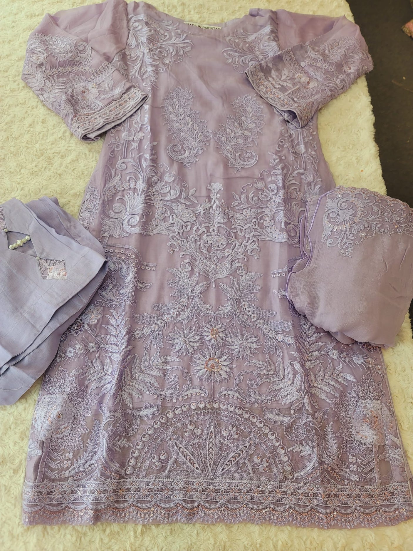 Pakistani Stitched Embroidery Party Wear Dresses Ready To Ship