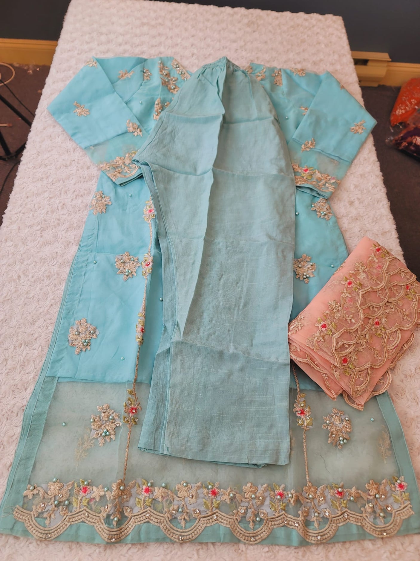 Pakistani Embroidered Party wear Ready To Ship