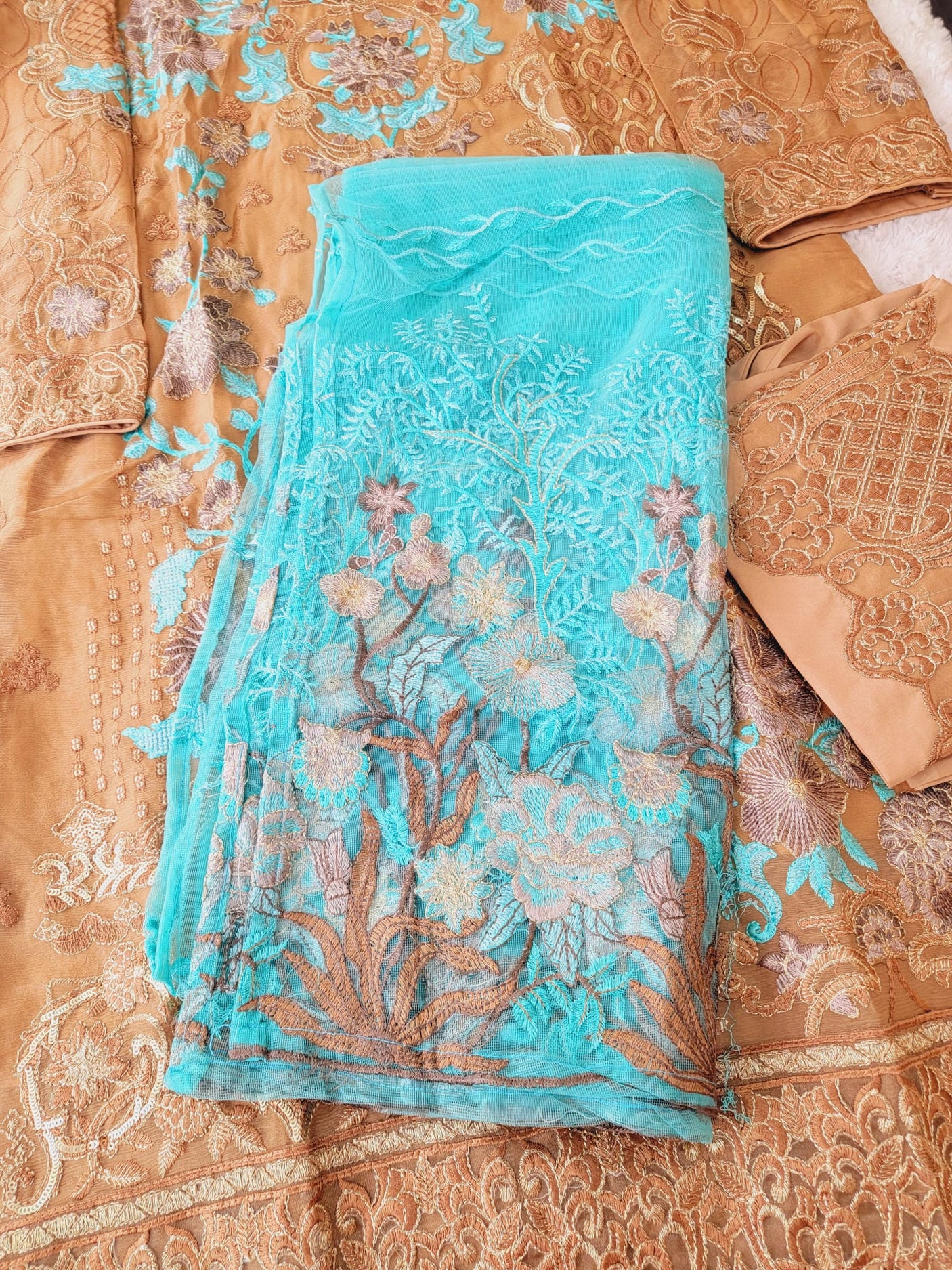 Pakistani Stitched Embroidery Party Wear Dresses Ready To Ship