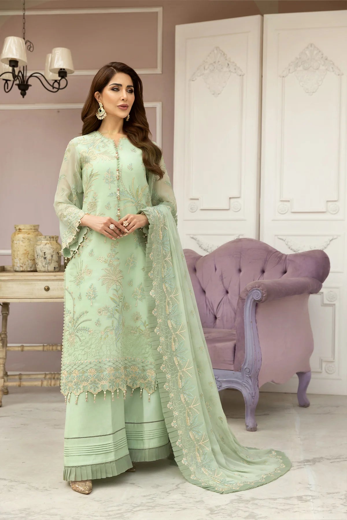 Dhaagay By Alizeh Luxury Chiffon Collection-100% Original