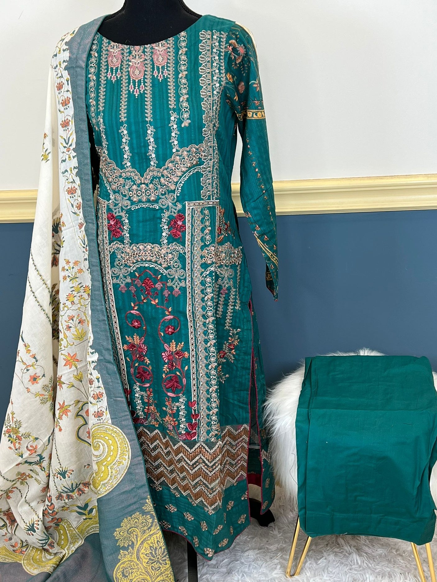 Pakistani Embroidered Party wear Ready To Ship