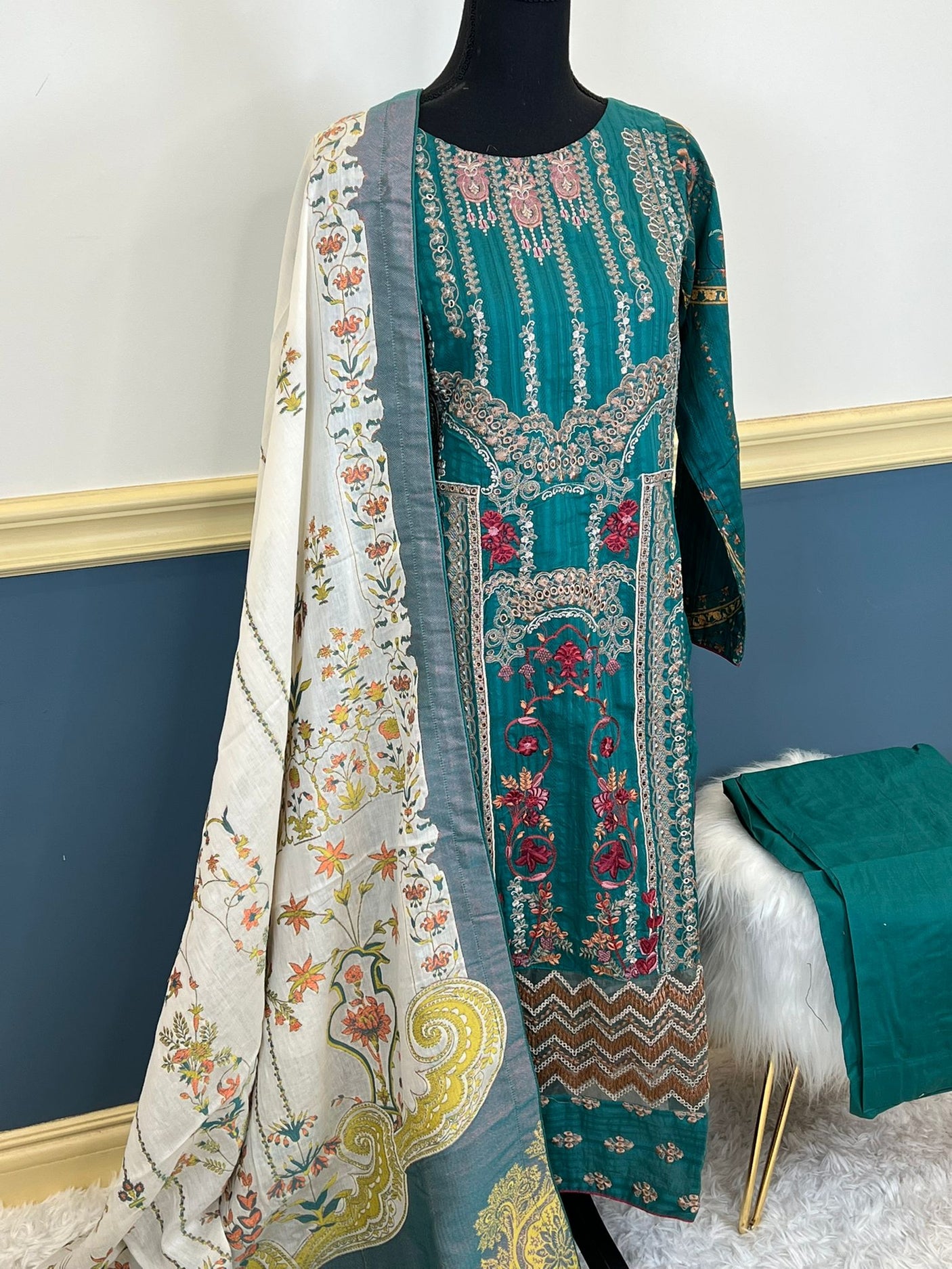 Pakistani Embroidered Party wear Ready To Ship