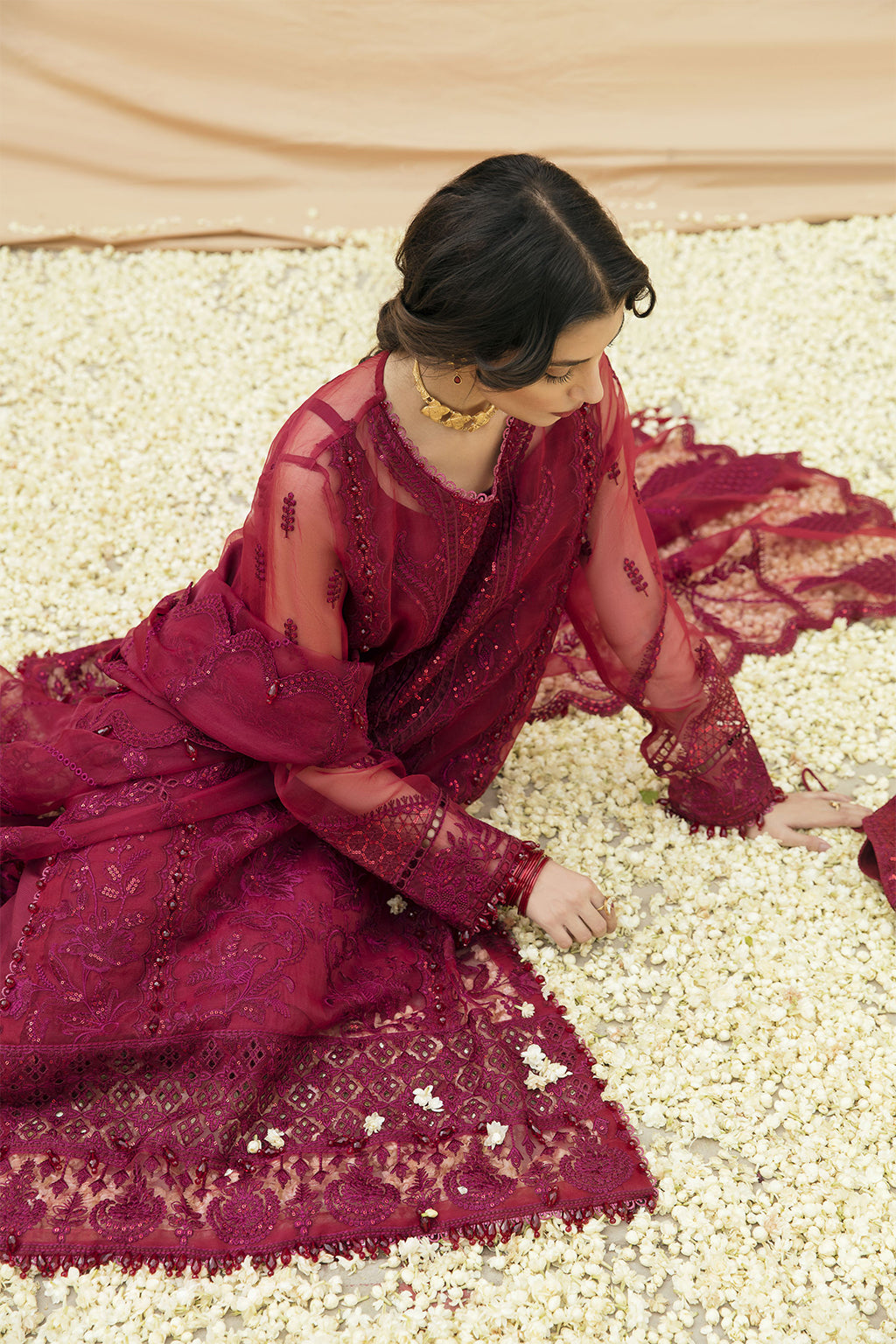 Dhoop Kinara By Afrozeh Embroidered Chiffon Collection