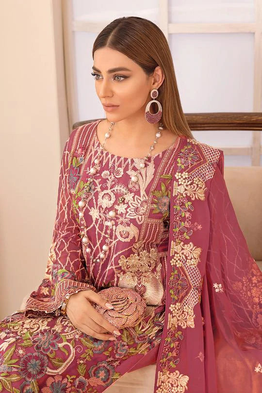 Chevron by Ramsha Luxury Chiffon Embroidered Collection 100% Original Guaranteed