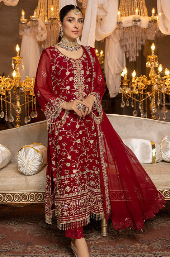 Merakish Chiffion By Shahzeb Textile Luxury Embroidered Collection 100% Original