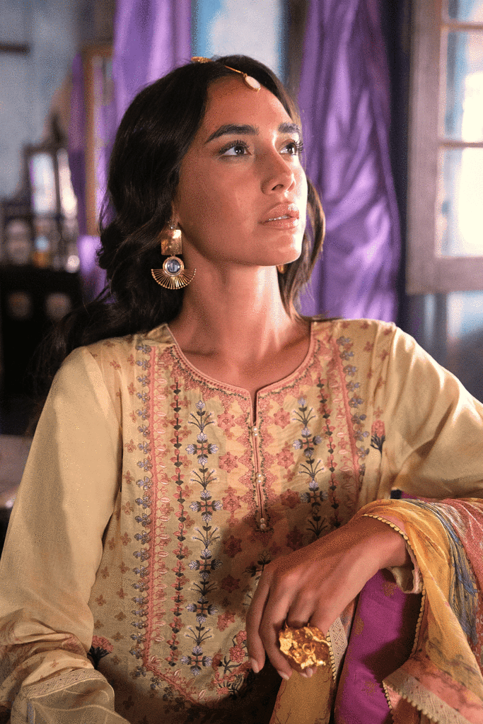 Qalamkar Luxury Lawn 100% Original