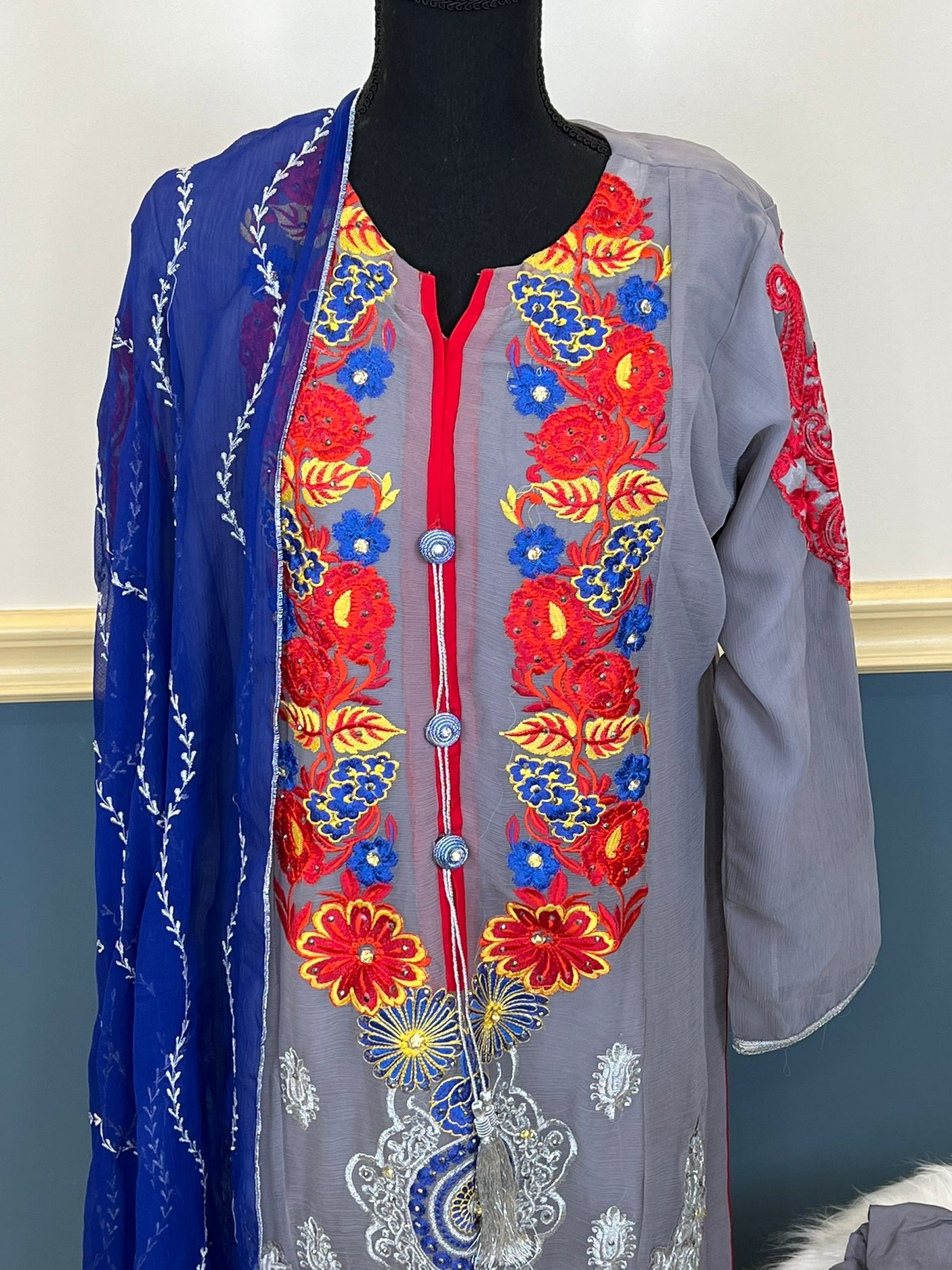 Pakistani Embroidered Party wear Ready To Ship