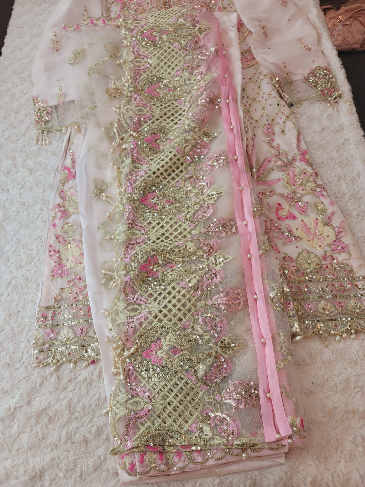 Pakistani Stitched Embroidery Party Wear Dresses Ready To Ship