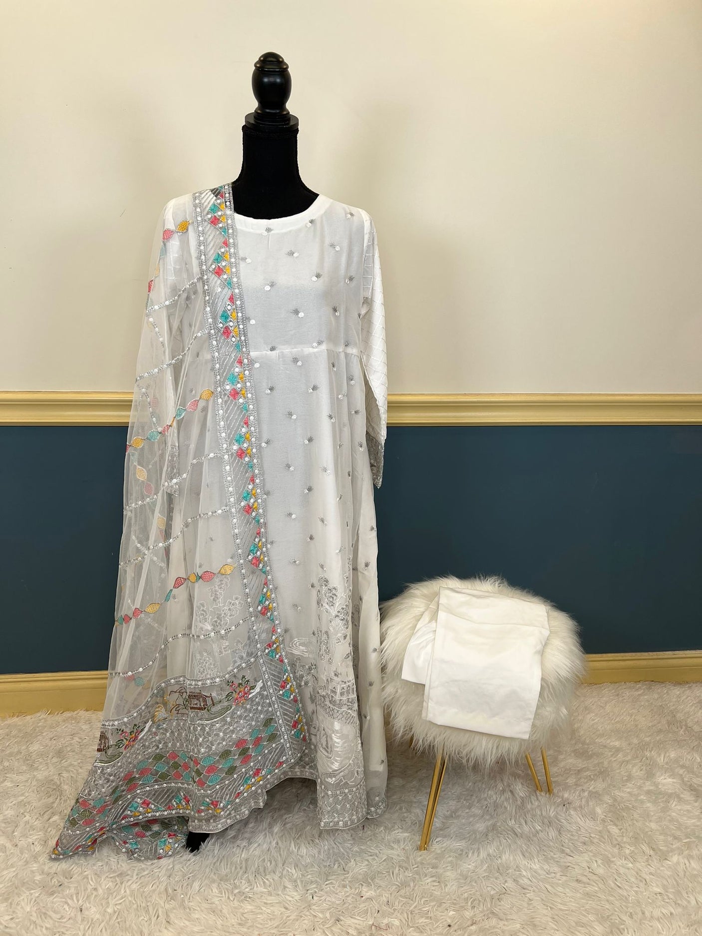 Pakistani Embroidered Party wear Ready To Ship