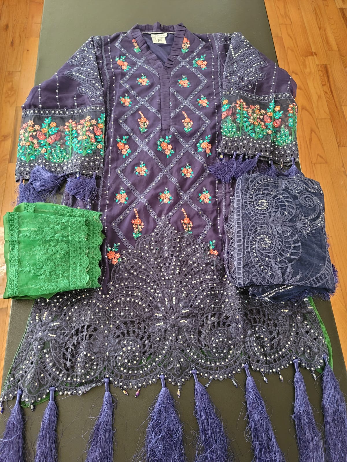 Pakistani Stitched Embroidery Party Wear Dresses Ready To Ship