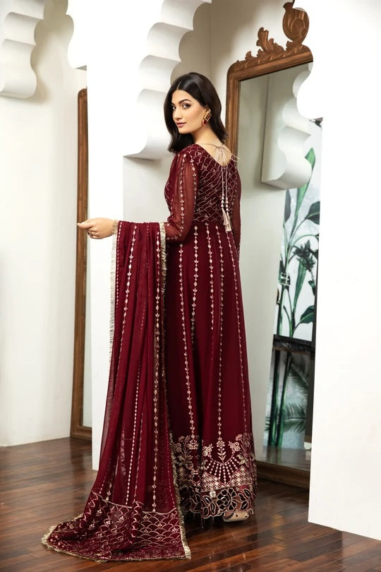 Alizeh Fashion By Bilal's Embroidered Chiffon Collection 2021 -100% Original Guaranteed