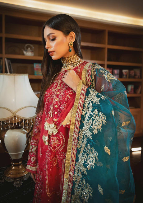 AIK Embroidered Chiffon Collection-100% Original Guaranteed