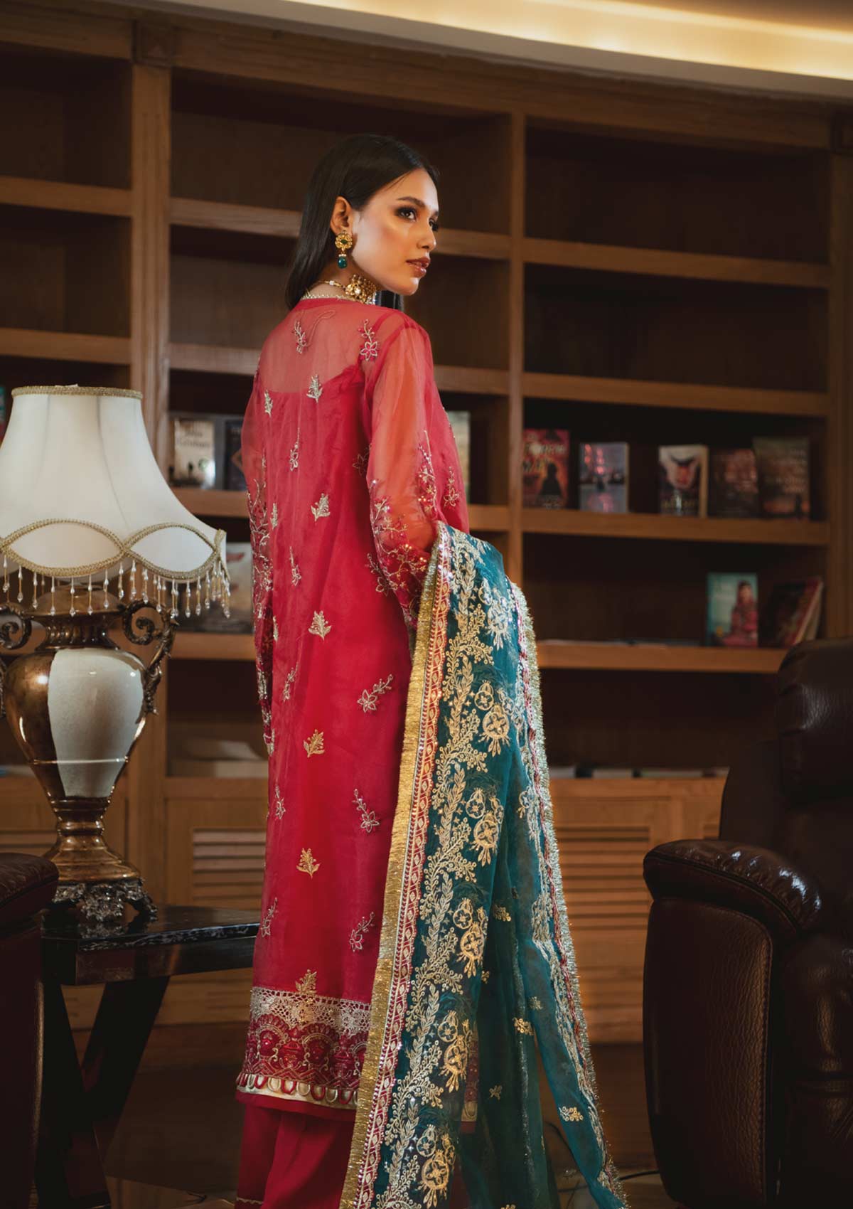 AIK Embroidered Chiffon Collection-100% Original Guaranteed