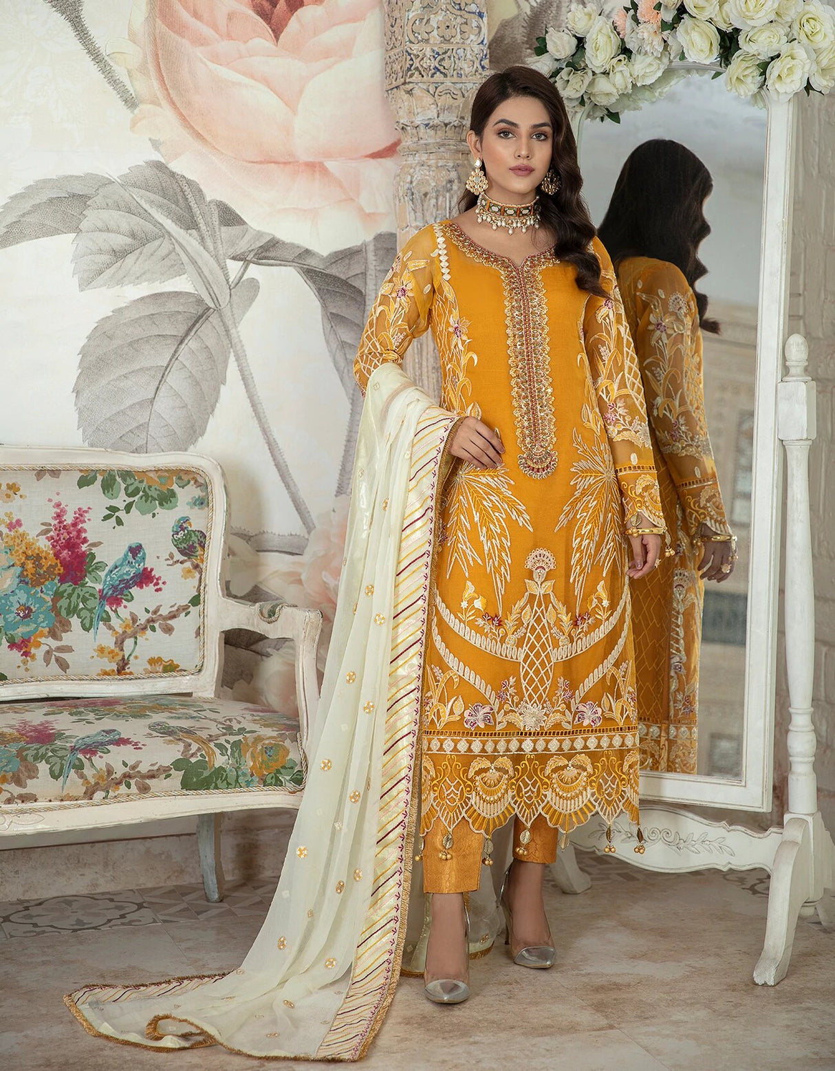 Le Festa by Emaan Adeel Chiffon Collection -100% Original Guaranteed
