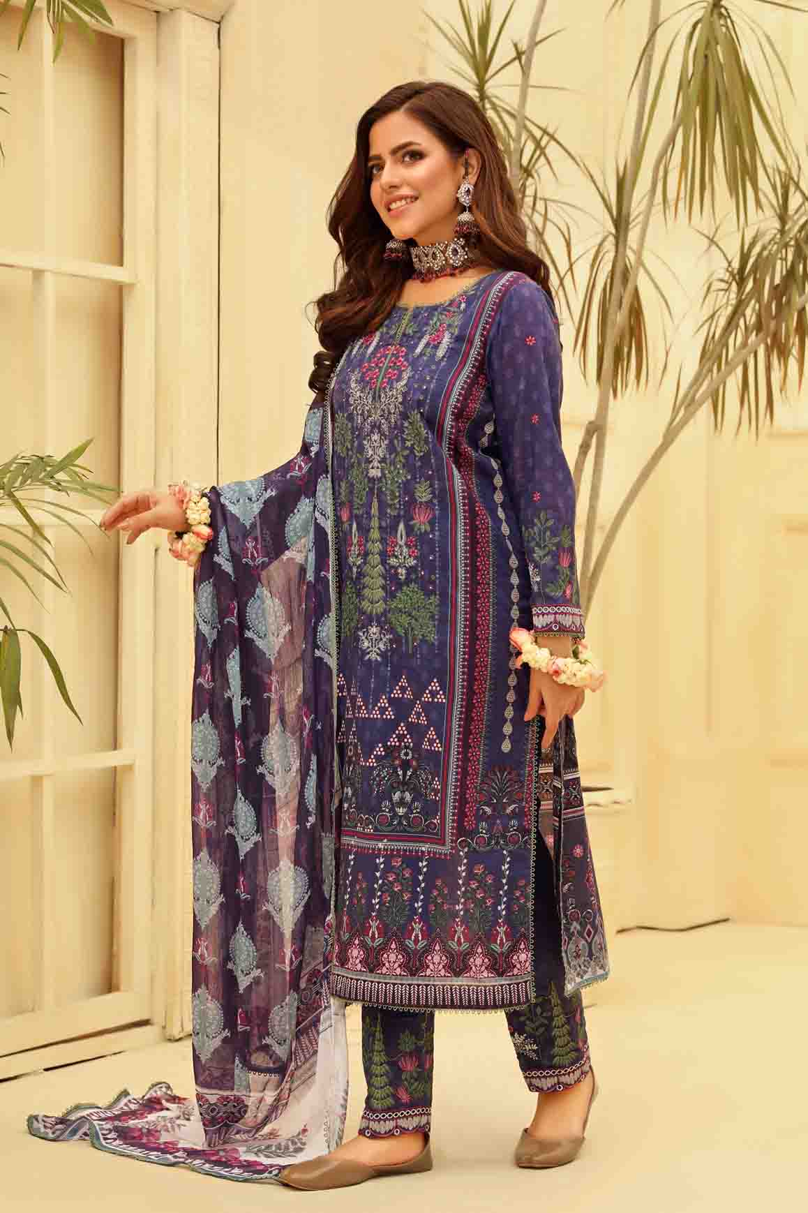 Zara Ali Festivel Embroidered Lawn Collection 2021 -100% Original Guaranteed