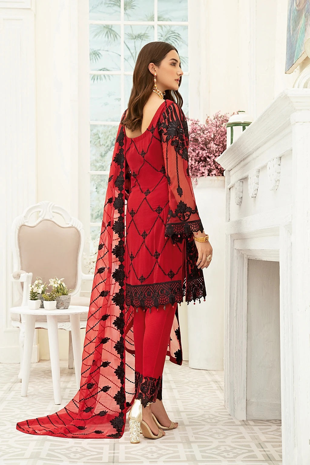 Ramsha Luxury Chiffon Embroidered Collection -100% Original Guaranteed