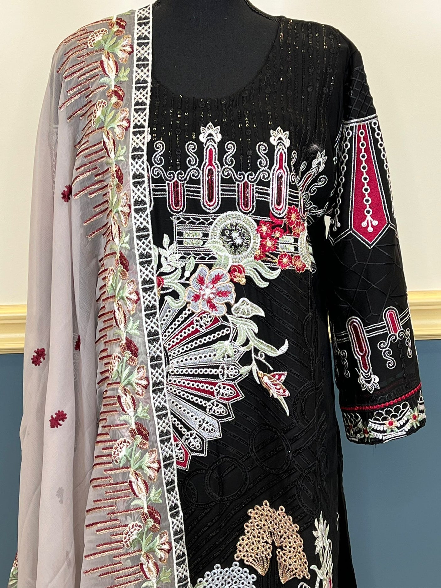 Pakistani Embroidered Party wear Ready To Ship