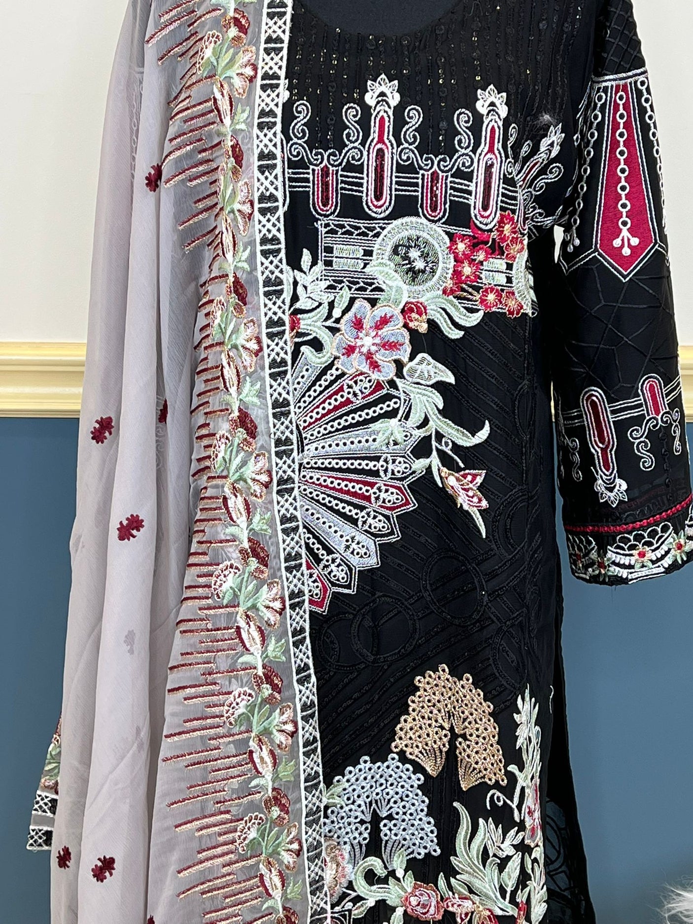 Pakistani Embroidered Party wear Ready To Ship