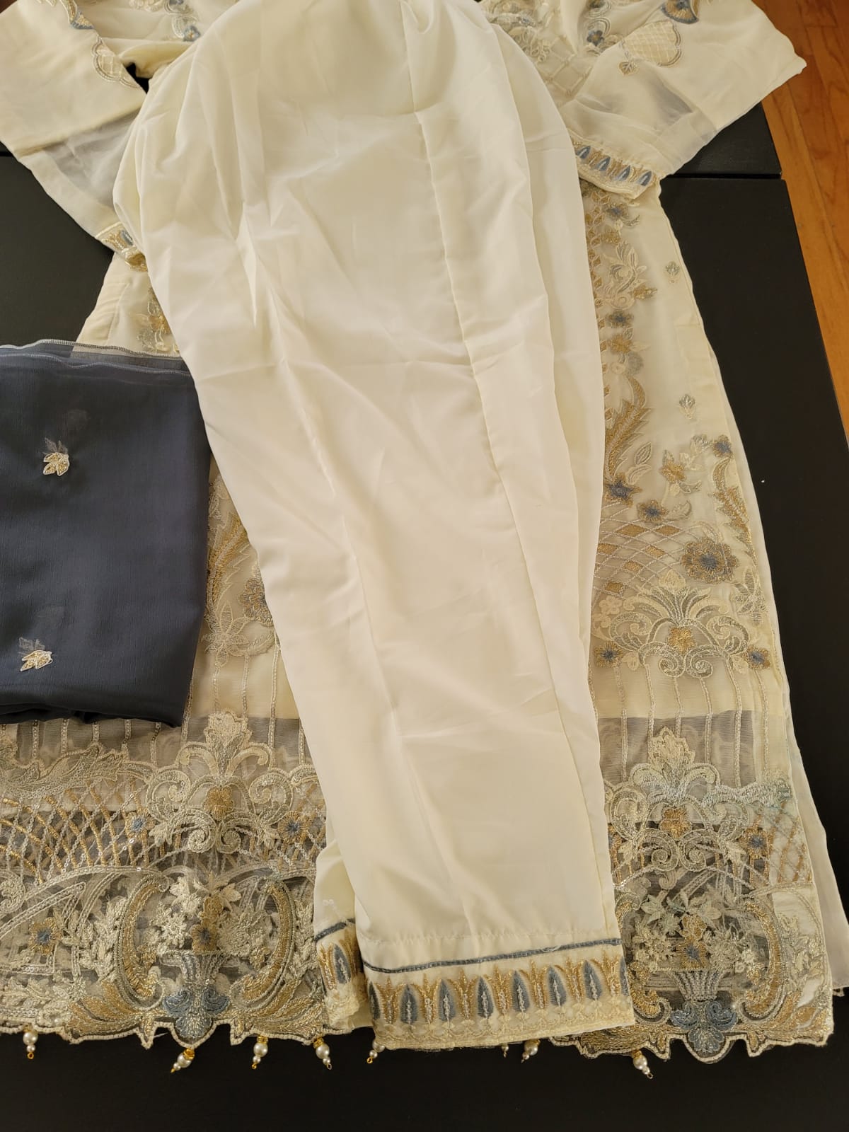 Pakistani Stitched Embroidery Party Wear Dresses Ready To Ship