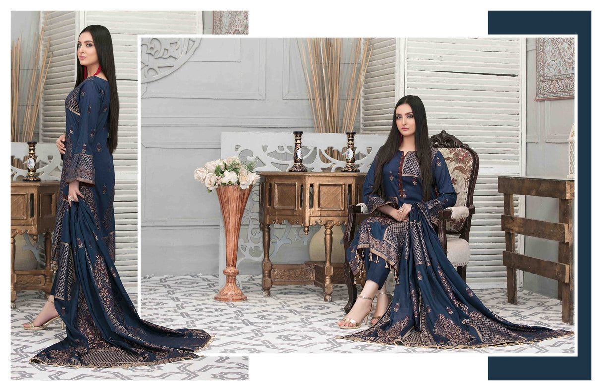 Bold with Gold By Tawakkal Embroidered Lawn Collection 2021 -100% Original Guaranteed