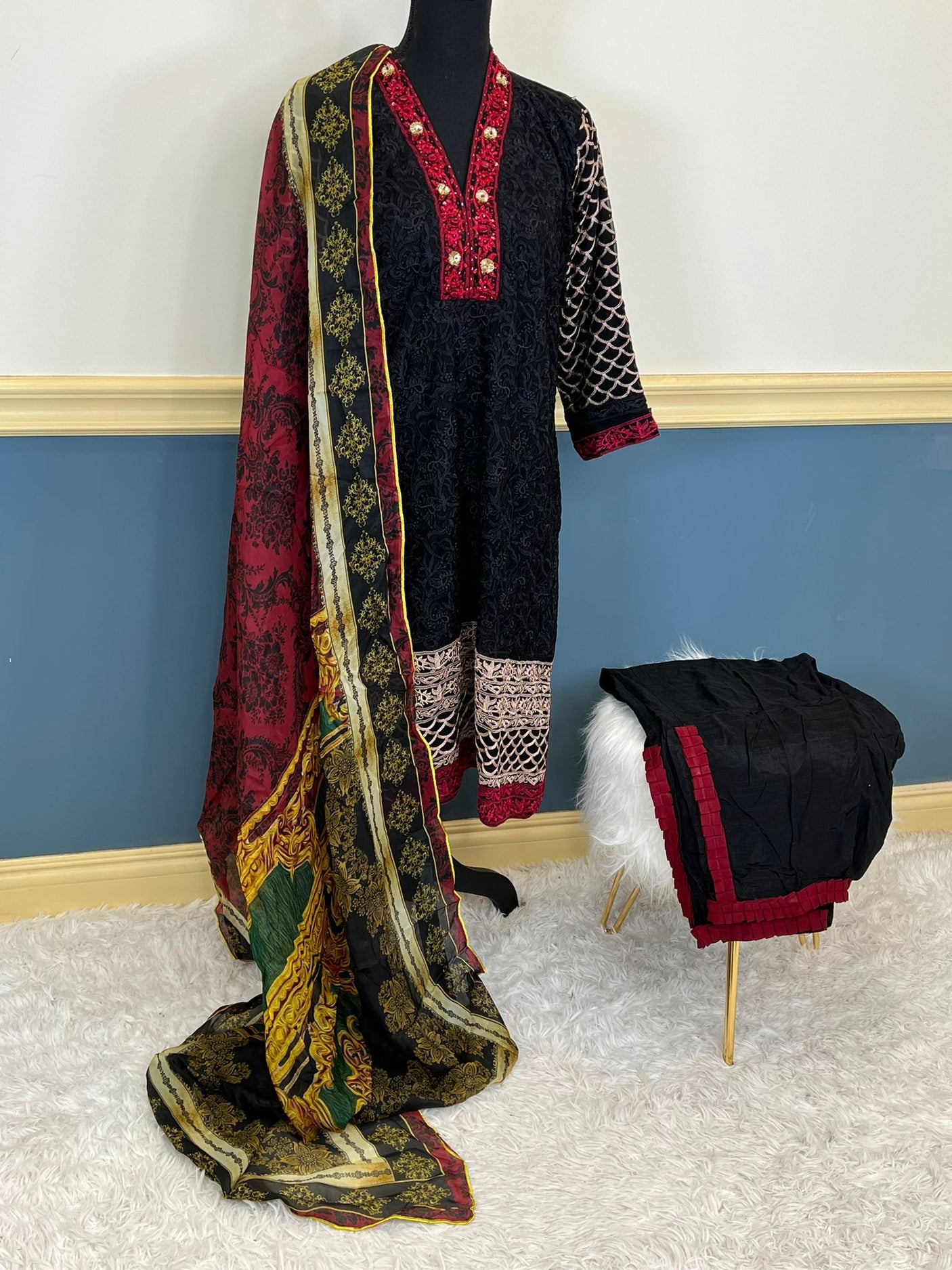 Pakistani Embroidered Party wear Ready To Ship