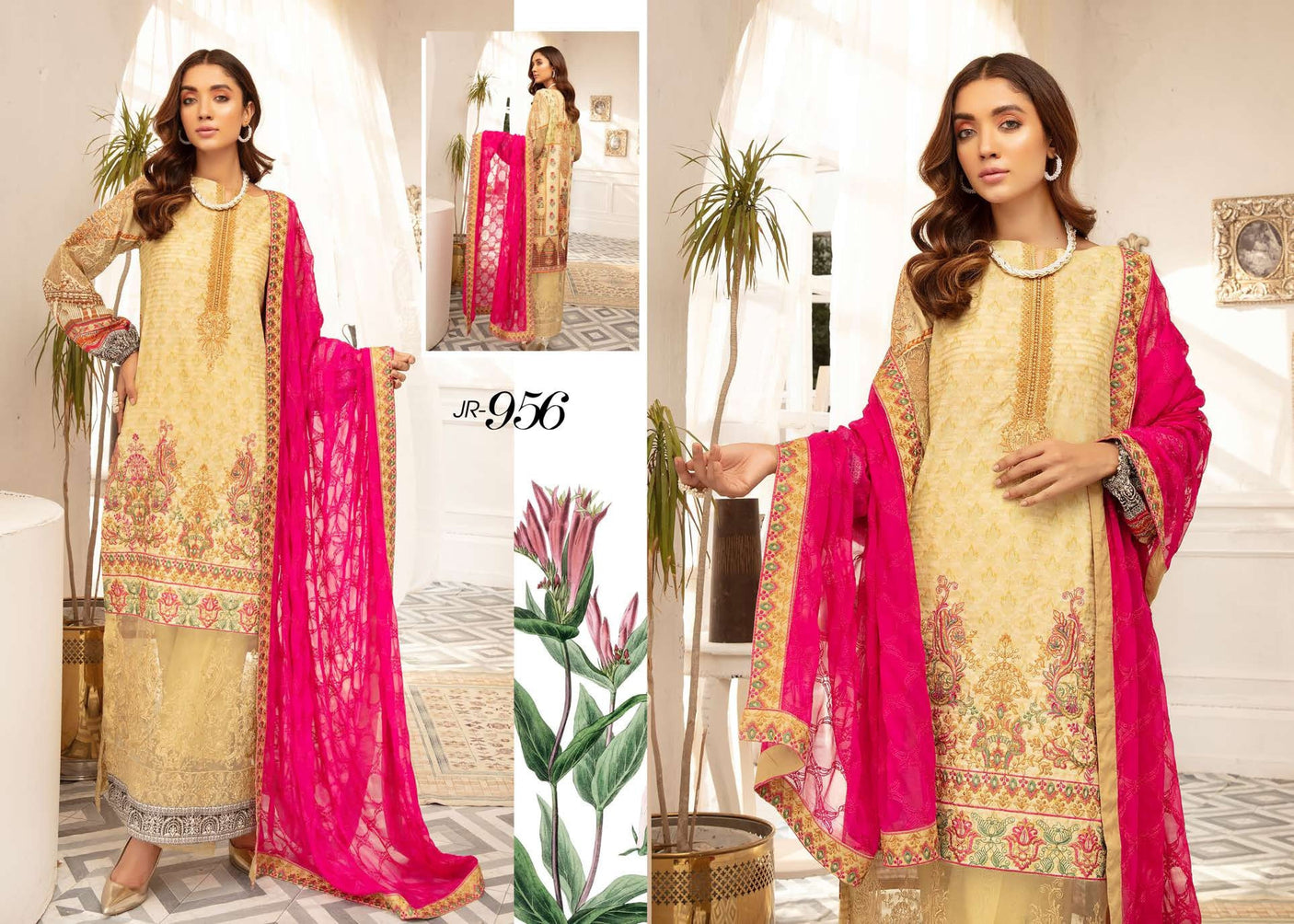 SELENA by Johra Embroidered Lawn Collection 100% Original