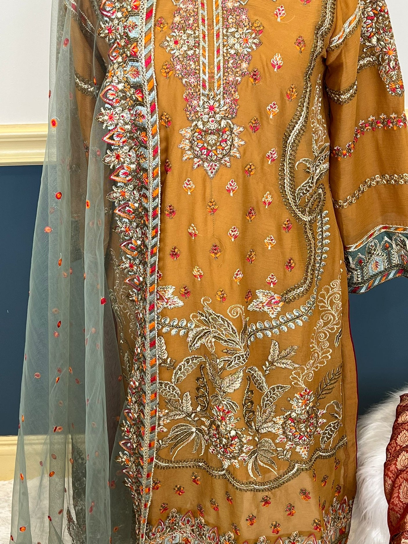Pakistani Embroidered Party wear Ready To Ship