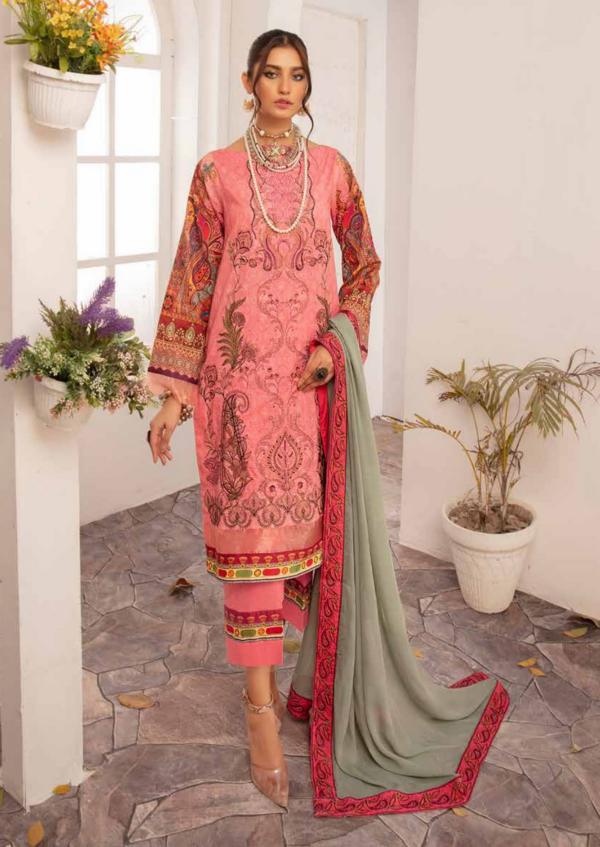 AZALEA By Johra Embroidered Lawn Collection 2021 -100% Original Guaranteed