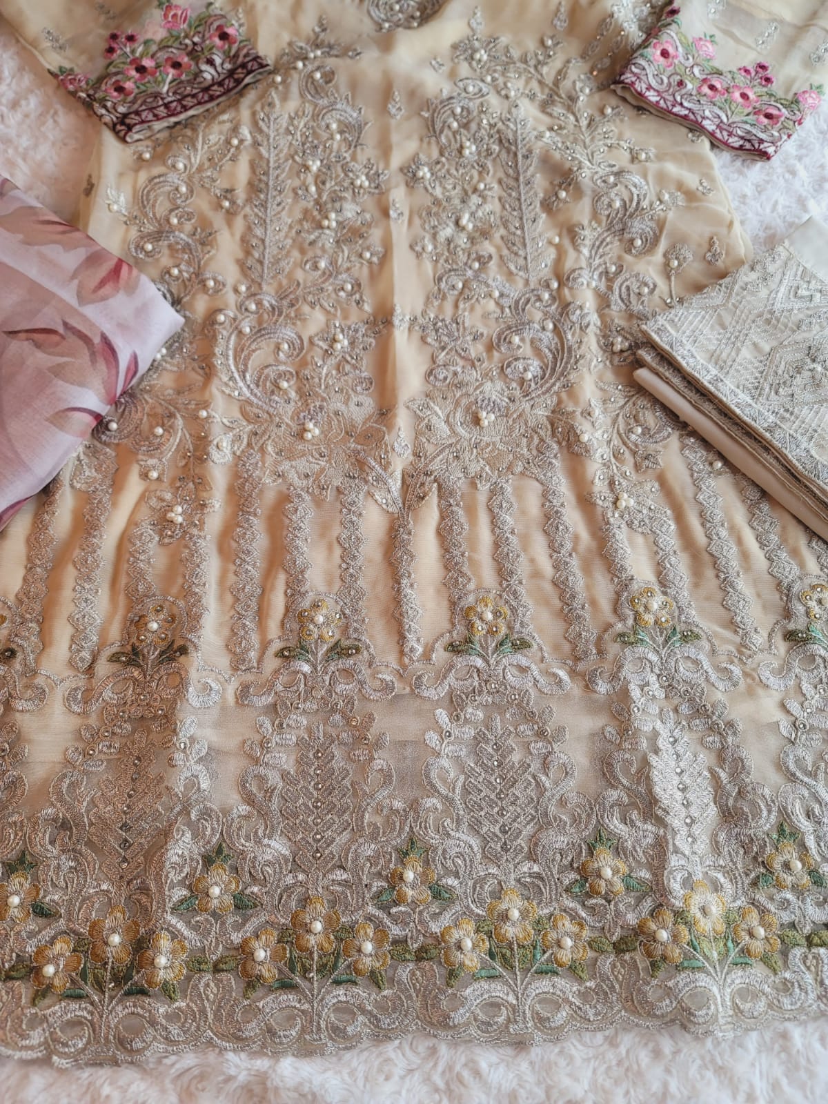 Pakistani Stitched Embroidery Party Wear Dresses Ready To Ship