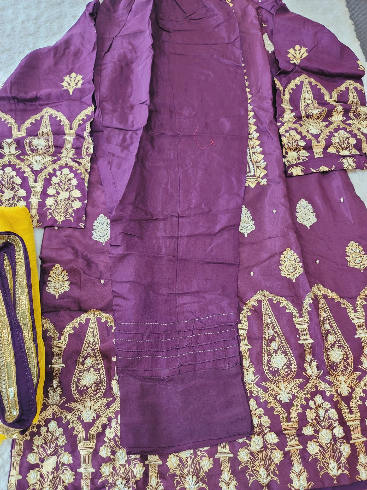 Pakistani Benchmark Raw Silk Kurti -100% Original Guaranteed