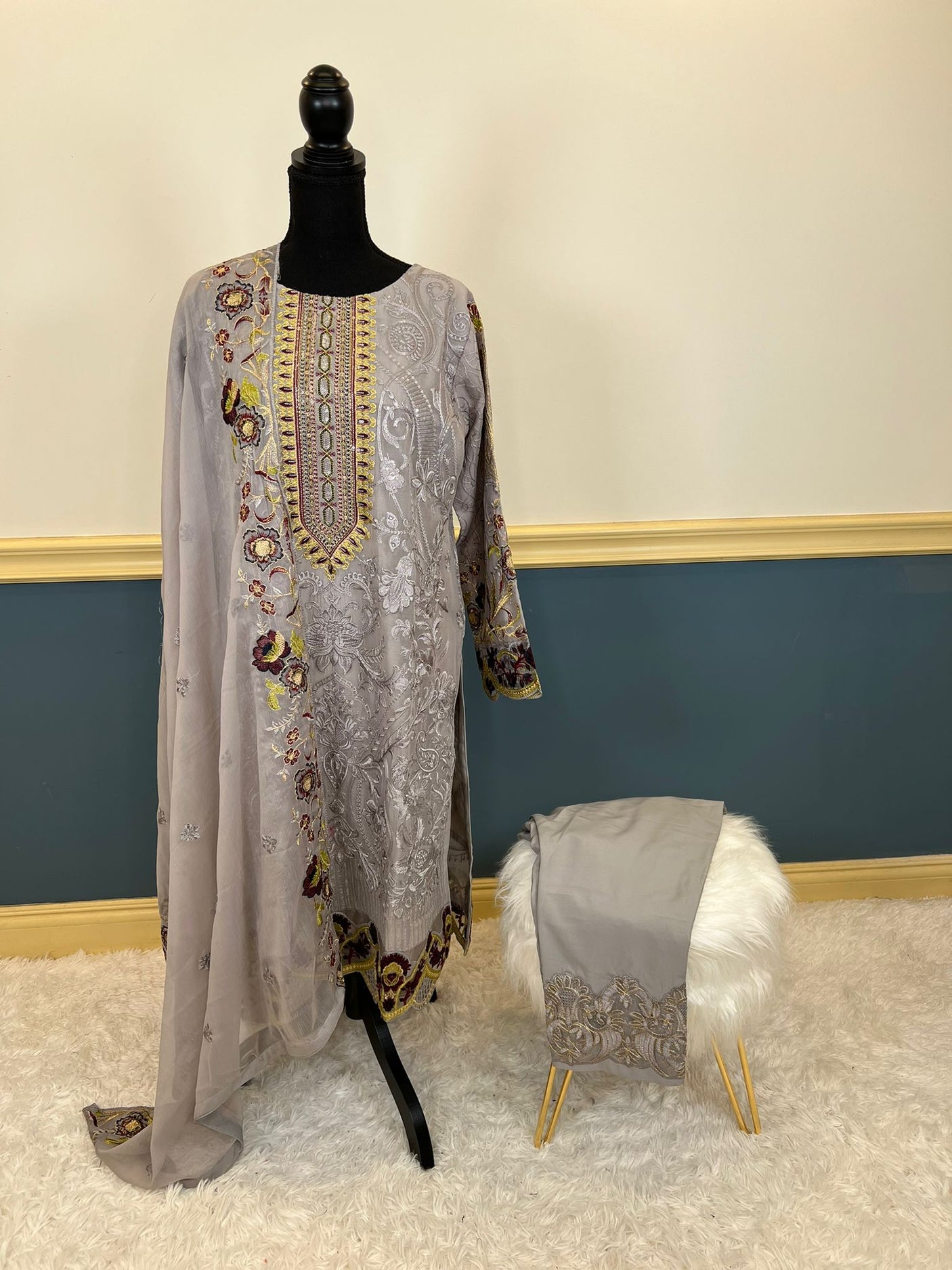 Pakistani Embroidered Party wear Ready To Ship