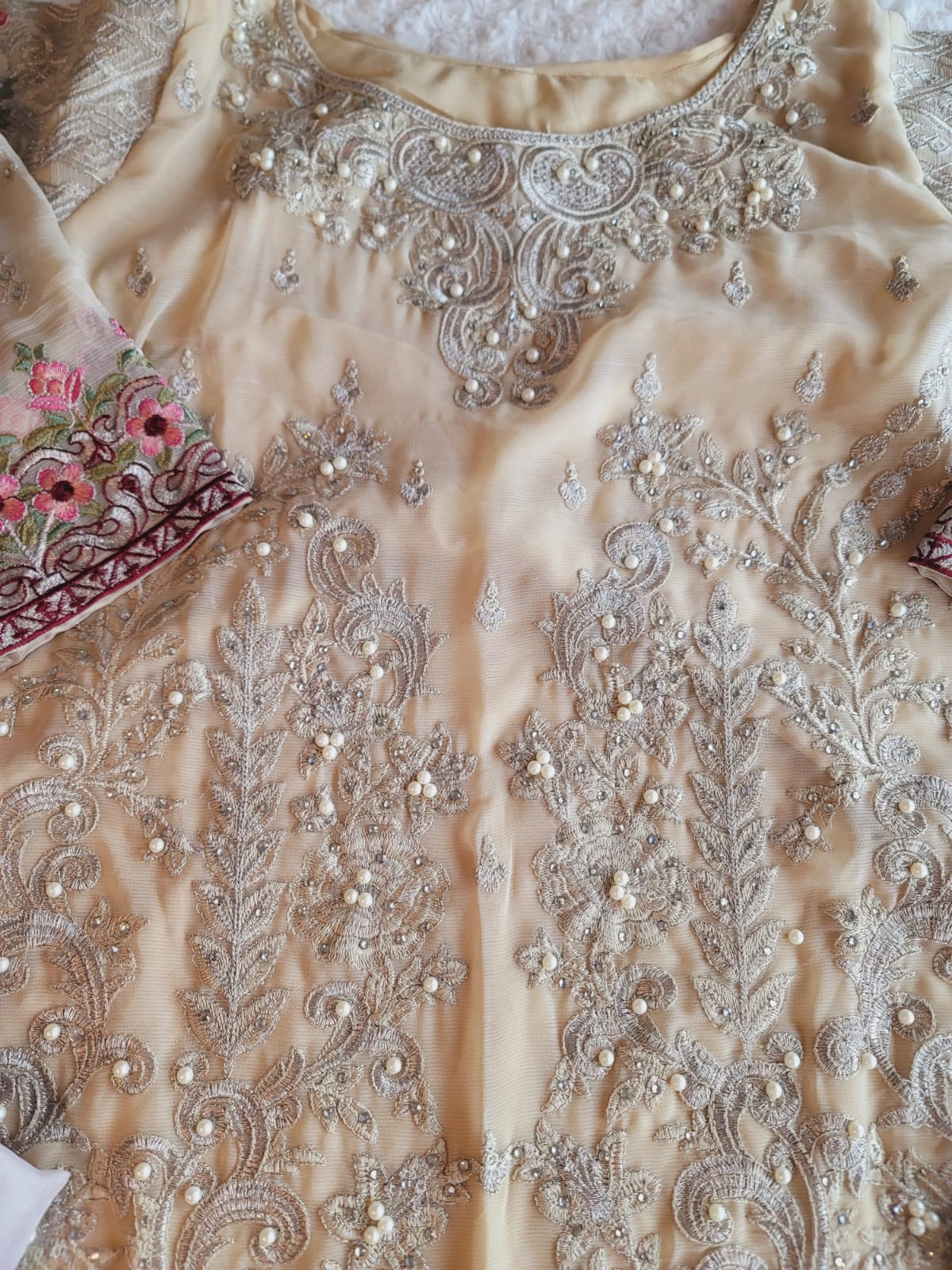Pakistani Stitched Embroidery Party Wear Dresses Ready To Ship