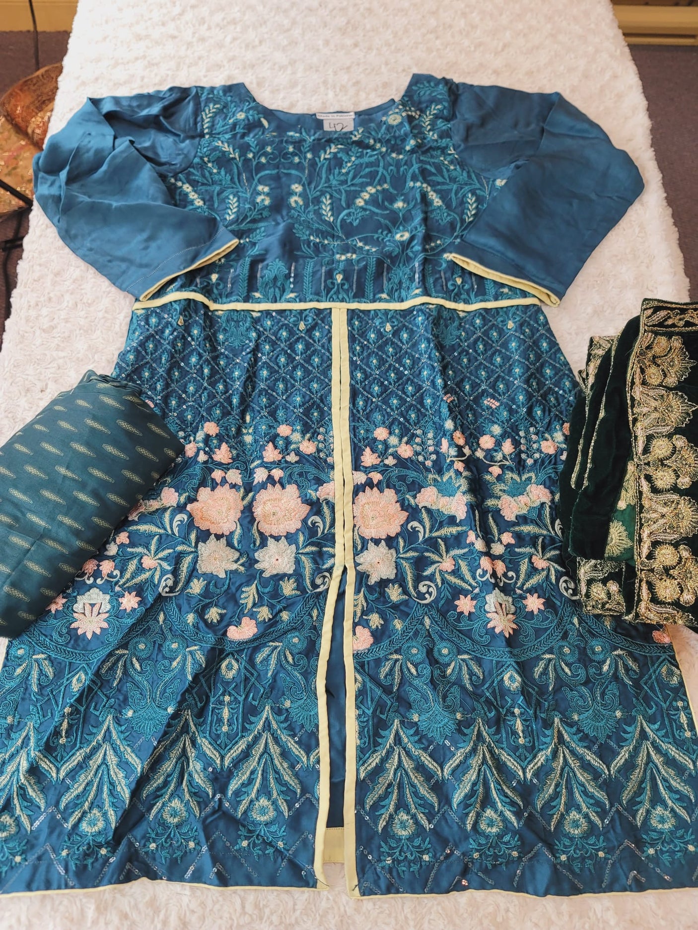 Pakistani Stitched Embroidery Party Wear Dresses Ready To Ship