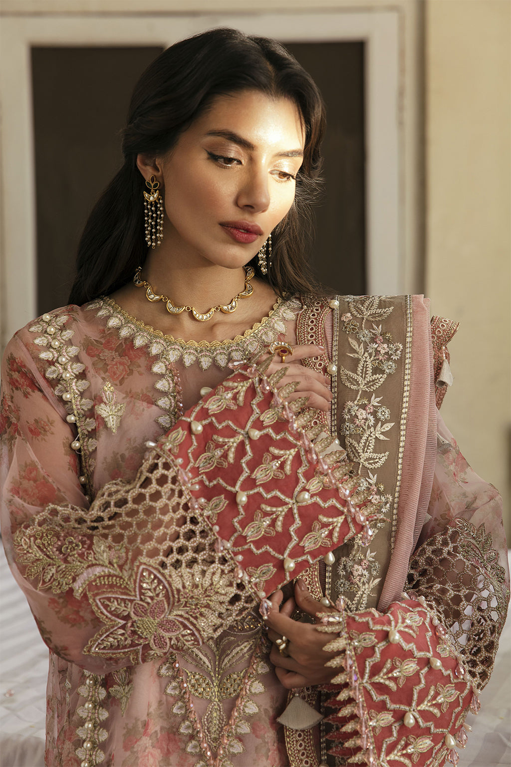 Dhoop Kinara By Afrozeh Embroidered Chiffon Collection