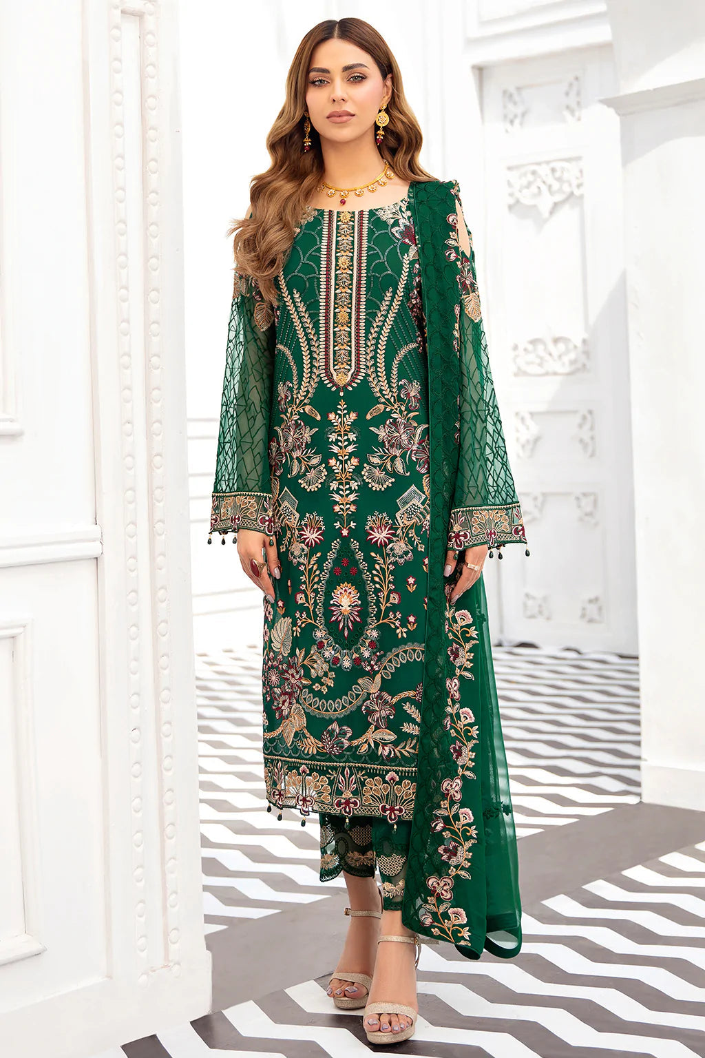 Rangoon By Ramsha Luxury Chiffon Embroidered Collection