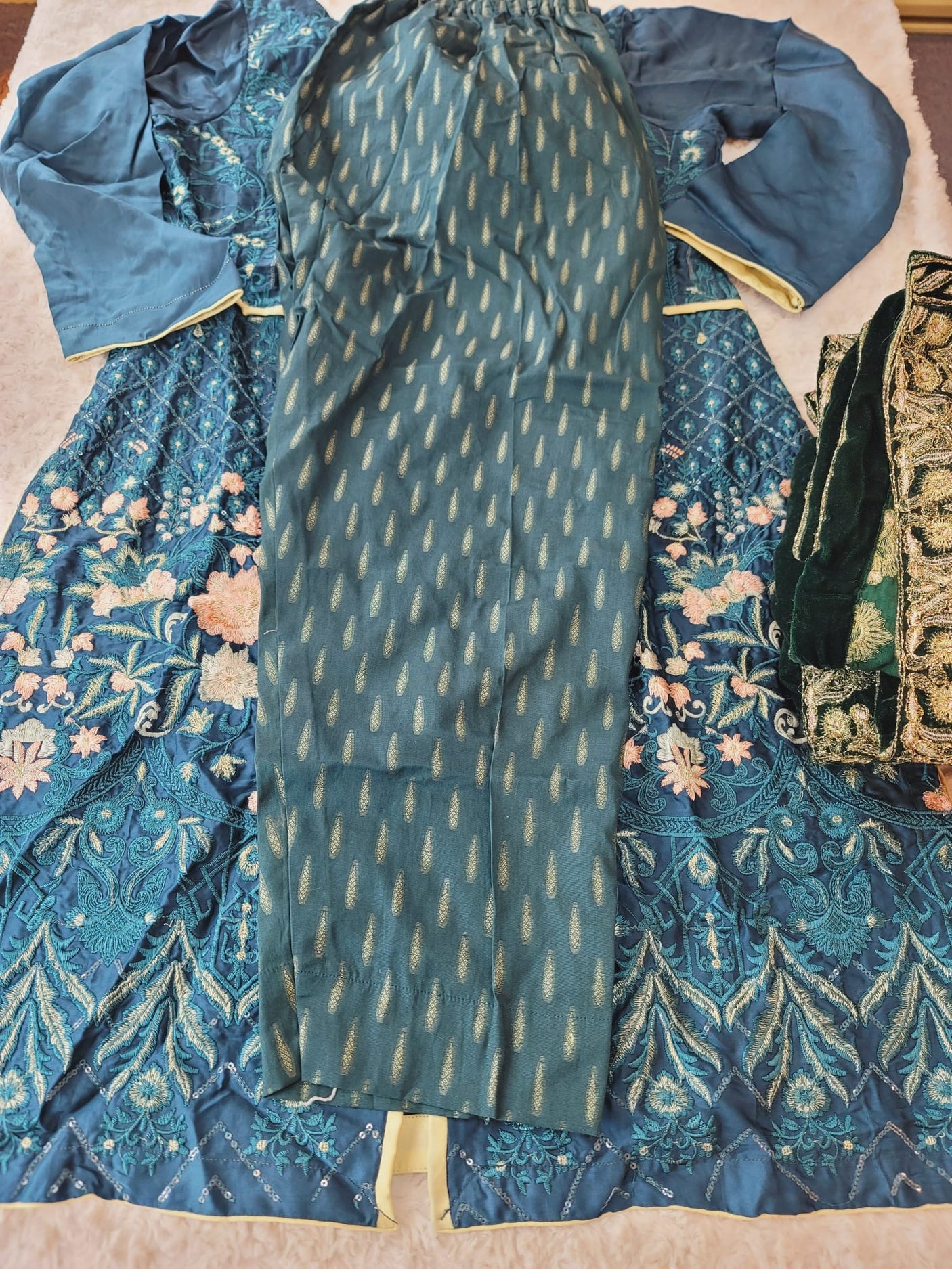 Pakistani Stitched Embroidery Party Wear Dresses Ready To Ship