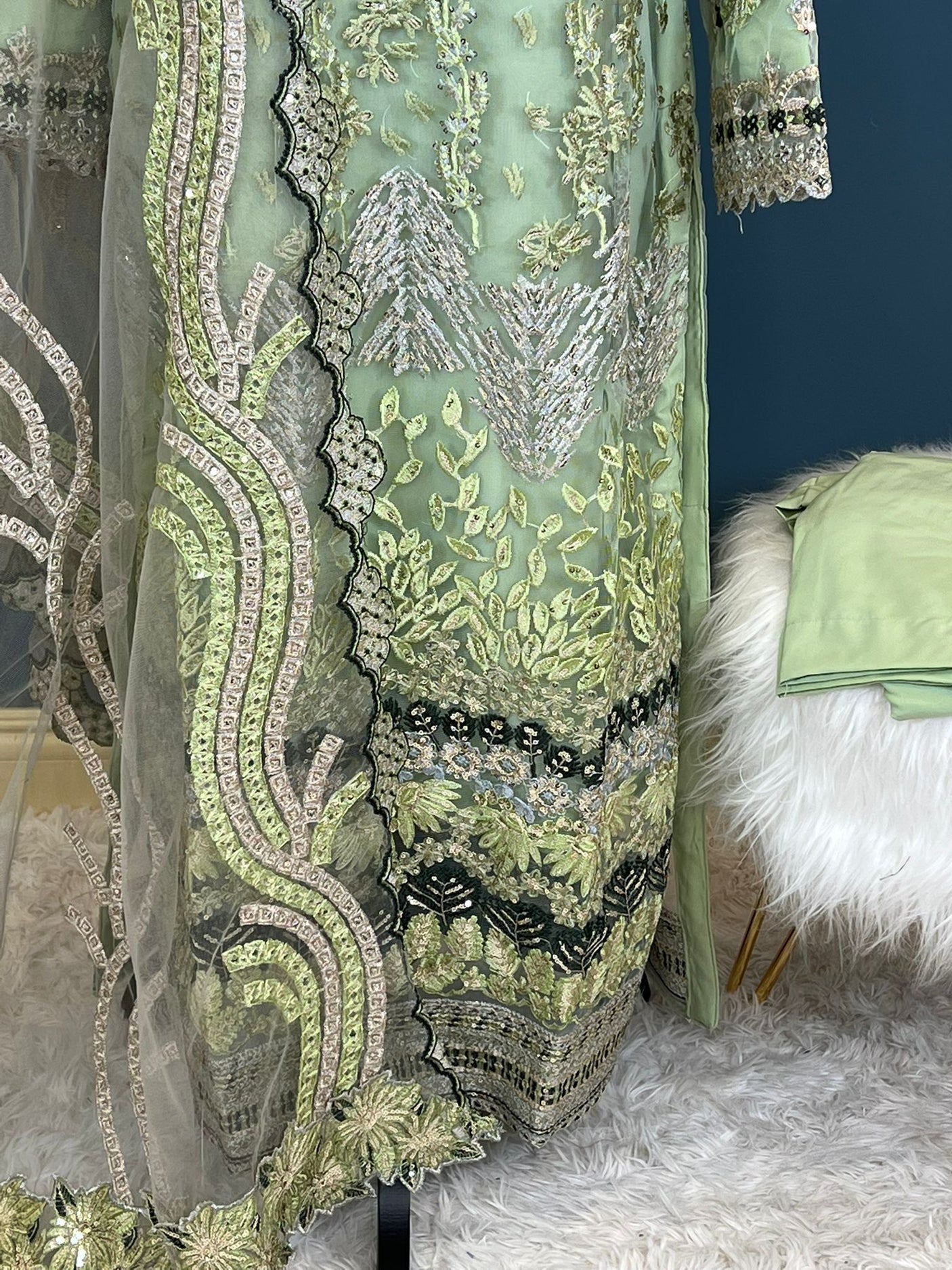 Pakistani Embroidered Party wear Ready To Ship