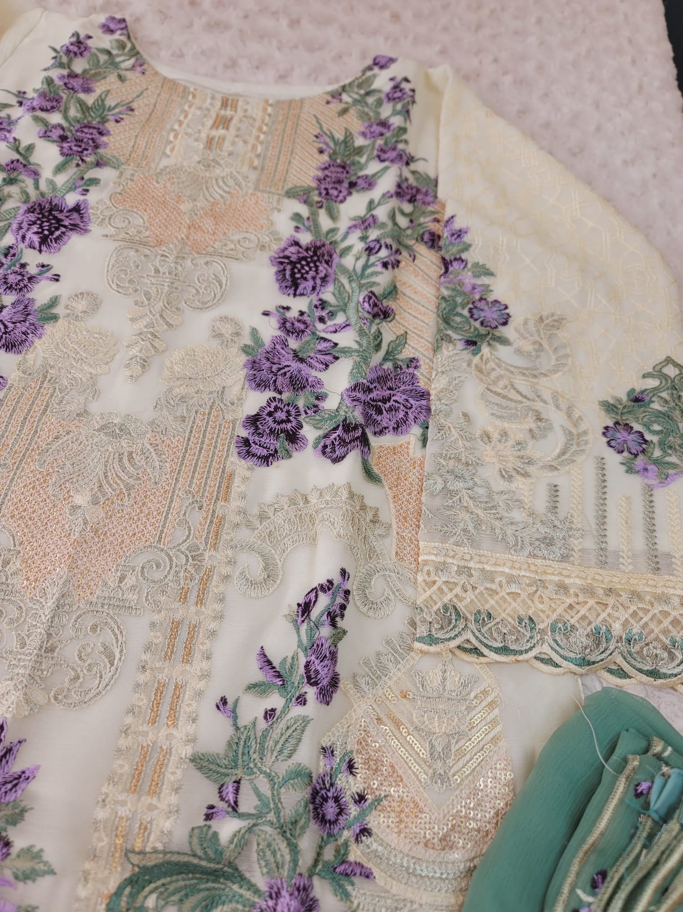 Pakistani Stitched Embroidery Party Wear Dresses Ready To Ship